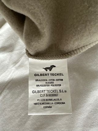 Sudadera Teckel Beige con Diseño
