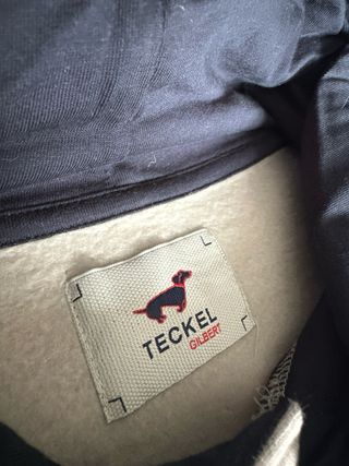 Sudadera Teckel Beige con Diseño