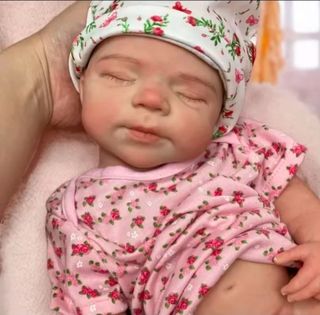 Muñeca Reborn 100% Silicona 45cm Niña