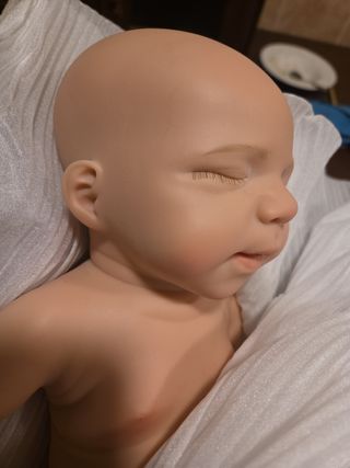 Muñeca Reborn 100% Silicona 45cm Niña