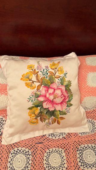 2 Cojines Decorativos Florales