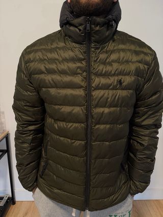 Chaqueta Ralph Lauren Negra con Capucha reversible