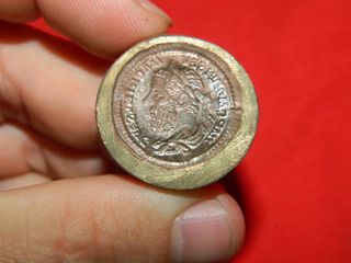 Pareja de cuños para denarios o aureos de Macrino