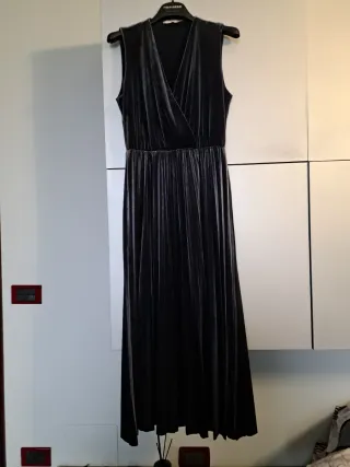 Abito lungo Jaggy in velluto tg. S