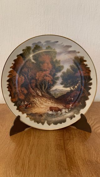 Platos decorativos pintados J.C. Van Hunnik