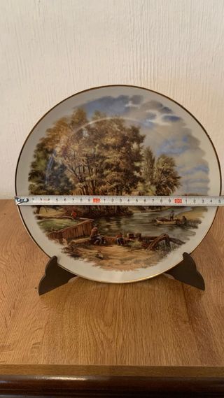 Platos decorativos pintados J.C. Van Hunnik