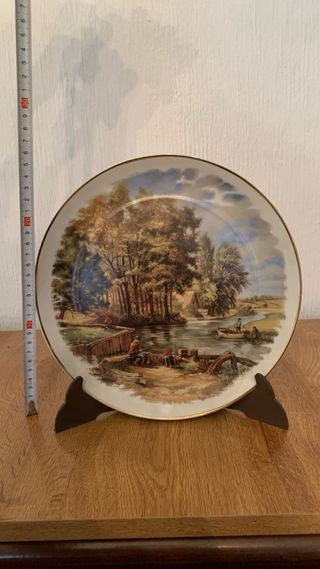 Platos decorativos pintados J.C. Van Hunnik