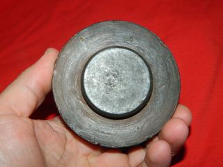 Cuño acero antiguo fichas o monedas necesidad 2 P