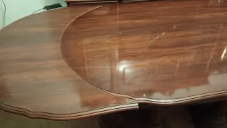 Mesa comedor extensible con cristal i/c *REBAJADA*