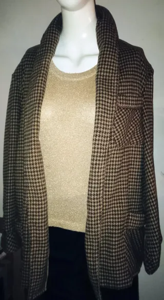 Giacca lana sartoriale pied de poule