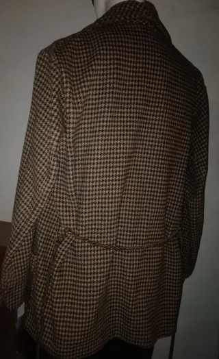 Giacca lana sartoriale pied de poule