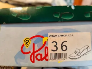 Zapatos PABLOSKY. Mocasines negros. Talla 36