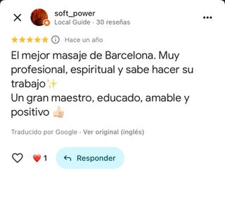 Masaje Californiano Profesional Barcelona