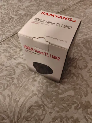 Objetivo Samyang 14mm T3.1 VDSLR MK2 CANON RF