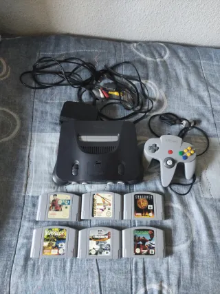 Nintendo 64 Completa Europea + 6 Juegos