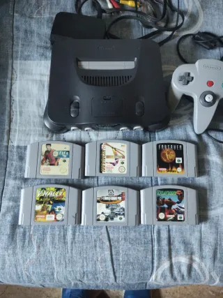 Nintendo 64 Completa Europea + 6 Juegos