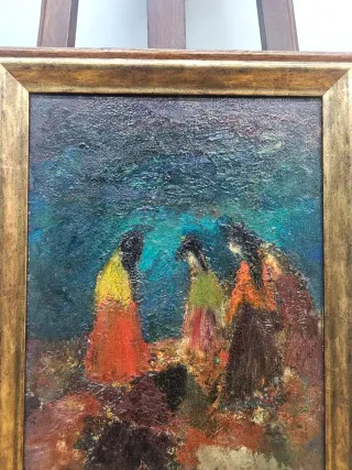 Óleo sobre lienzo, firma por estudiar