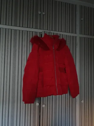 Parka Guess Mujer Talla XL Roja