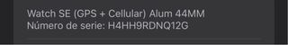 Apple Watch SE 44mm GPS+Cellulare