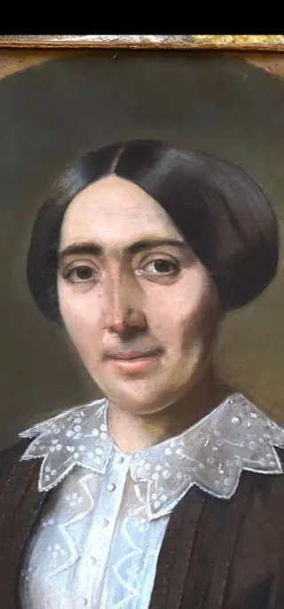 Pareja de Retratos Antiguos principios XIX