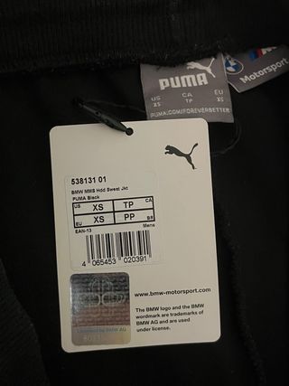 Chandal negro completo nuevo Puma x BMW Motorsport