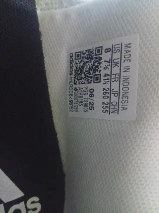 Zapatillas Adidas Gris y Blanco