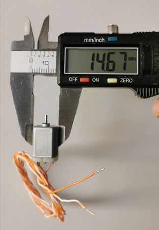 Motor DC miniatura maqueta o reparación juguete