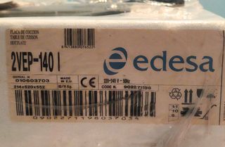 ¡OFERTA! Vitrocerámica Edesa Modelo 2VEP-140 I