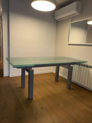 Mesa comedor extensible Cattelan Italia cristal