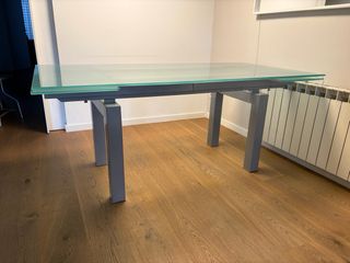 Mesa comedor extensible Cattelan Italia cristal