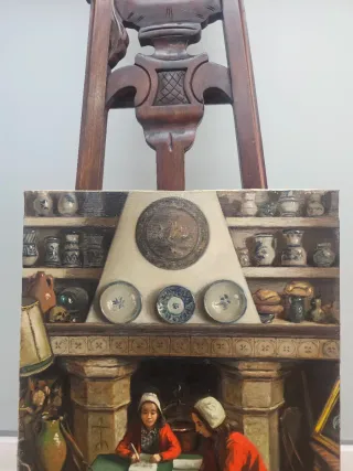 Precioso Oleo sobre lienzo firmado