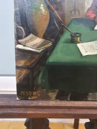 Precioso Oleo sobre lienzo firmado