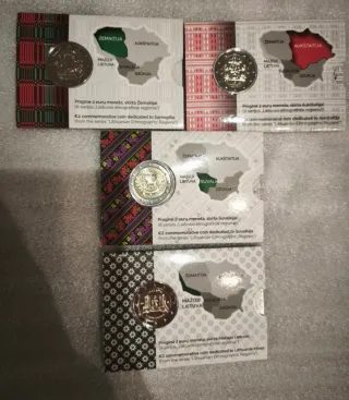 Lote 4 coincard BU Regiones Etnográficas Lituania