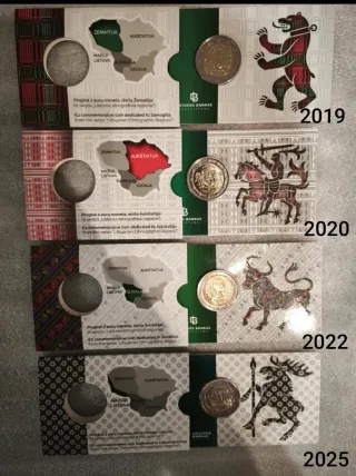 Lote 4 coincard BU Regiones Etnográficas Lituania