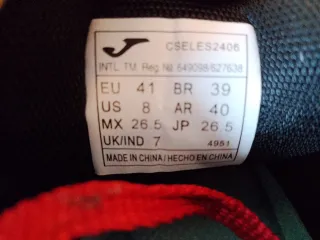 Zapatillas deportivas gym rojas y negras