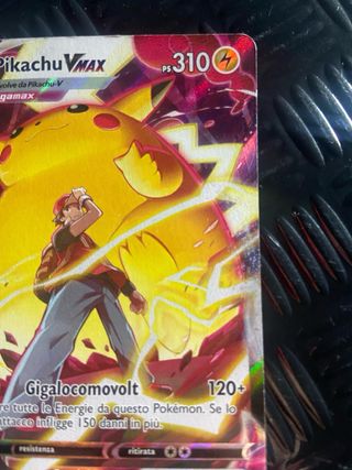 Carta Pokemon Pikachu VMAX Gigamax TG17/TG30