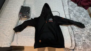 Sudadera con capucha Toyota gris para hombre