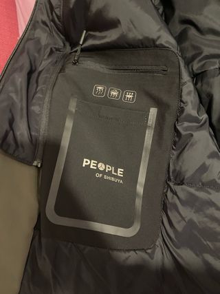 Cappotto People of Shibuya Verde Taglia 50