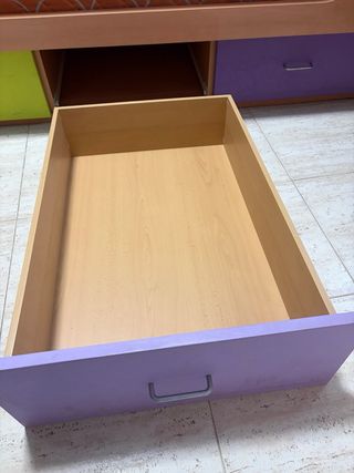 Estructura cama con cajones