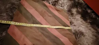 Falda de antelina a rayas Talla M