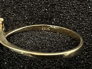 anillo oro 18k con piedra