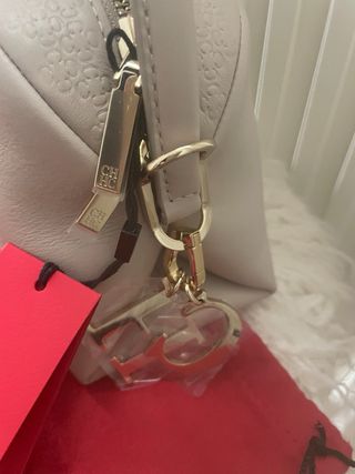 Bolso Carolina Herrera Beige Nuevo Colección