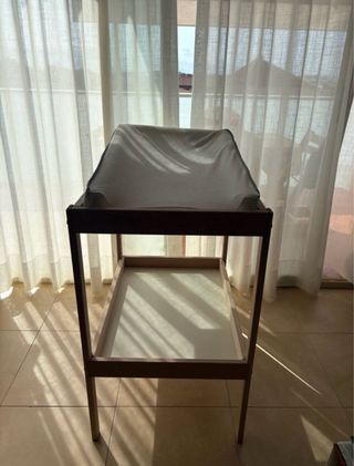 Cambiador Ikea Madera + Colchón + Funda