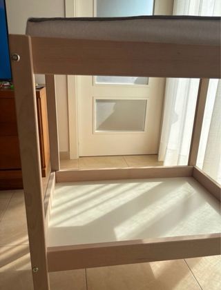 Cambiador Ikea Madera + Colchón + Funda