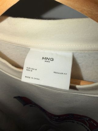 Sudadera Beige Mango