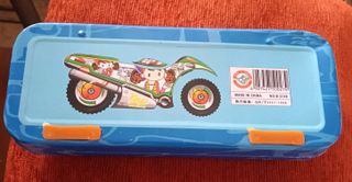 Estuche metálico infantil moto