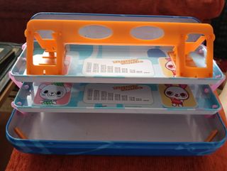 Estuche metálico infantil moto