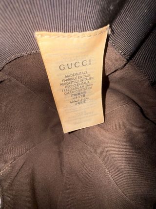 Gorra Gucci Beige y Azul