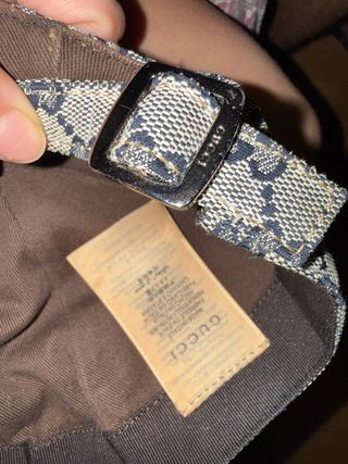 Gorra Gucci Beige y Azul