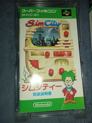 Sim City Super Famicom Nintendo